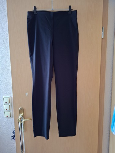 Schwarze stoffhose mit stretch - mit,