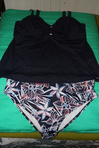 Tankini blau bunt - 50, blau,