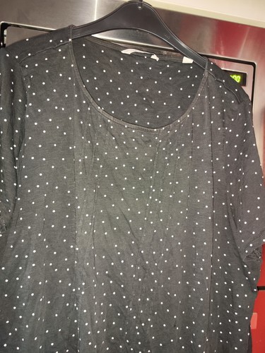Bluse schwarz weiss tschibo - bluse,