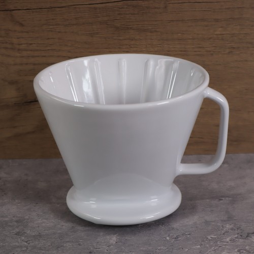 Großer porzellan kaffeefilter - porzellan,